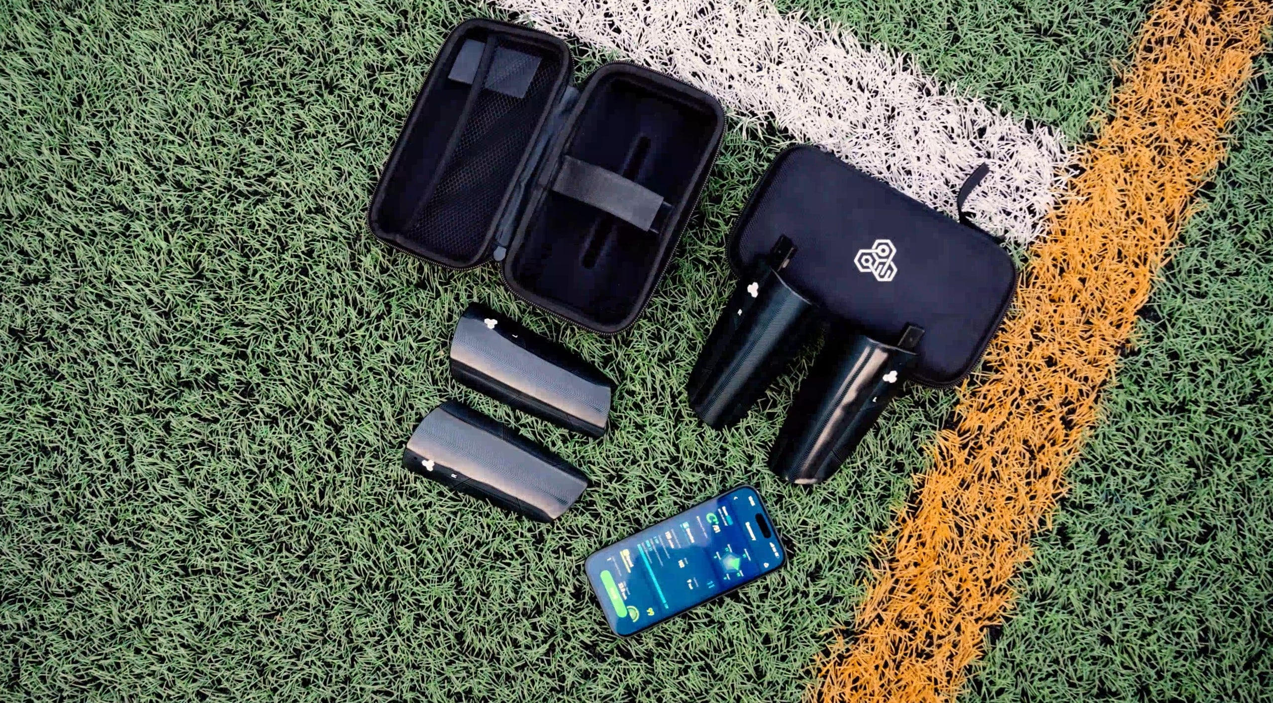 Soccer trackers in smart shin guards with an app to track player stats.