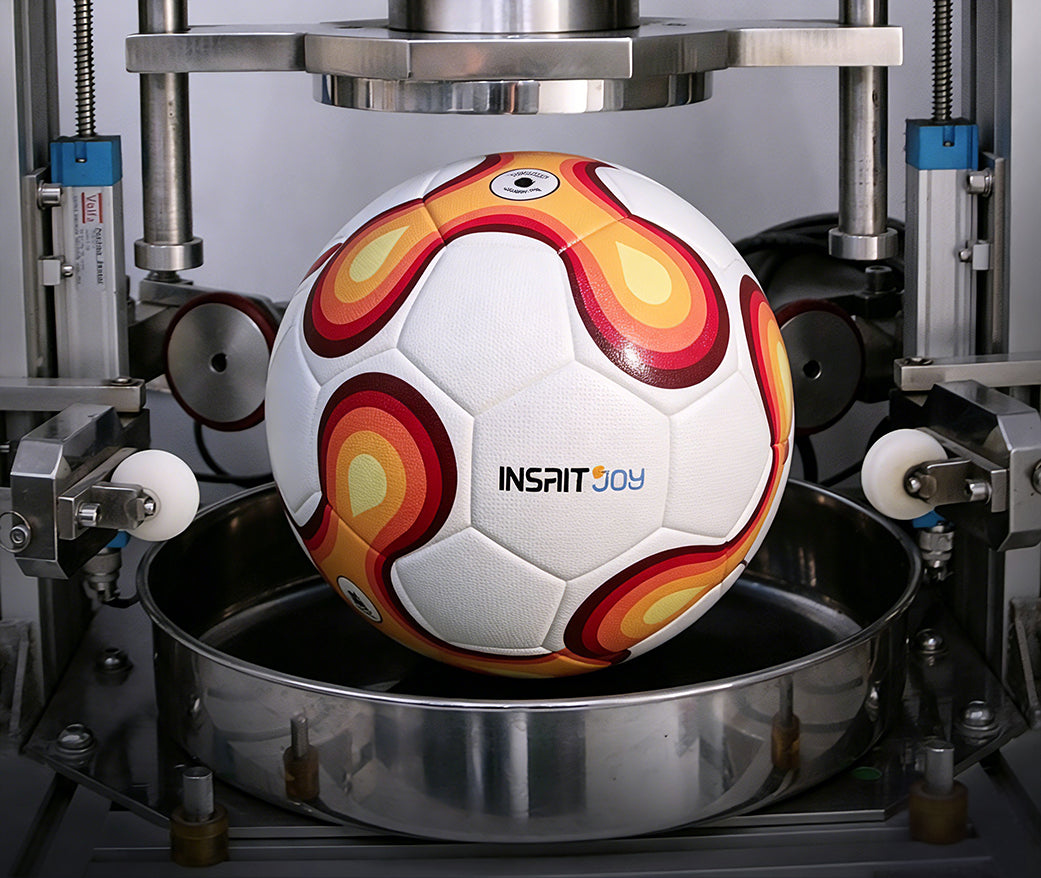 Durability testing of a smart football showing resistance to high-velocity impact