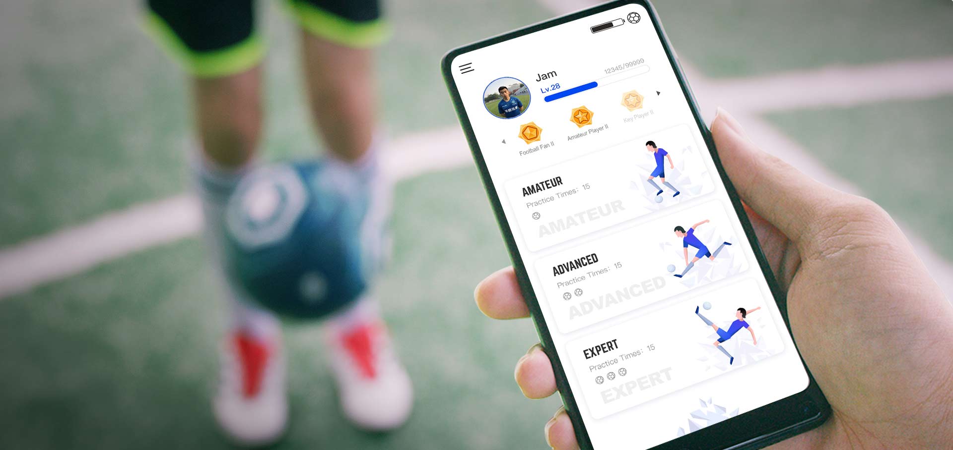 train with insait joy app and smart football